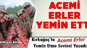 KIRKAĞAÇ’TA 97-4 TERTİP ACEMİ ERLER YEMİN ETTİ