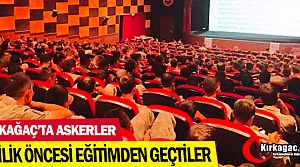 KIRKAĞAÇ'TA ASKERLER EVLİLİK ÖNCESİ EĞİTİMDEN...