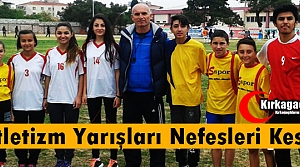 KIRKAĞAÇ'TA ATLETİZM YARIŞLARI NEFESLERİ KESTİ