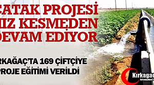 KIRKAĞAÇ’TA ÇATAK PROJESİ HIZ KESMEDEN DEVAM EDİYOR