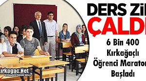 KIRKAĞAÇ’TA DERS ZİLİ ÇALDI