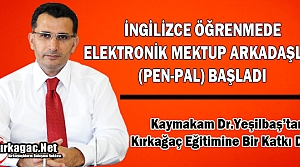 KIRKAĞAÇ'TA ELEKTRONİK MEKTUP ARKADAŞLIĞI BAŞLADI