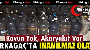 KIRKAĞAÇ’TA İNANILMAZ OLAY..TEZGÂHTA KAVUN YOK...