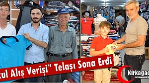 KIRKAĞAÇ'TA OKUL ALIŞVERİŞİ TELAŞI SONA ERDİ