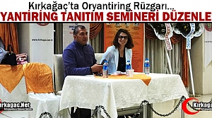 KIRKAĞAÇ’TA ORYANTİRİNG RÜZGARI