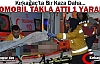 KIRKAĞAÇ’TA OTOMOBİL TAKLA ATTI 1 YARALI