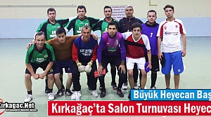 KIRKAĞAÇ'TA SALON TURNUVASI HEYECANI BAŞLADI