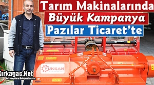 KIRKAĞAÇ’TA TARIM MAKİNALARINDA BÜYÜK KAMPANYA