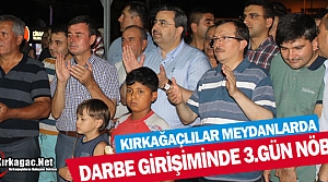 KIRKAĞAÇ’TA VATANDAŞLAR 3.GÜNDE DE NÖBETTE