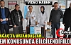 KIRKAĞAÇ’TA VATANDAŞLAR VEREM HAKKINDA BİLGİLENDİRİLDİ