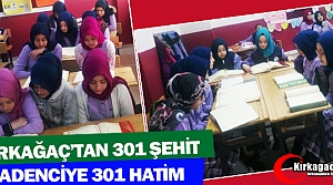 KIRKAĞAÇ’TAN 301 ŞEHİT MADENCİYE 301 HATİM