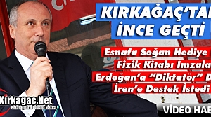 KIRKAĞAÇ’TAN İNCE GEÇTİ(VİDEO)