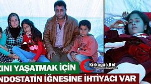 KIZINI YAŞATMAK İÇİN  SENDOSTATİN İĞNESİNE İHTİYACI VAR