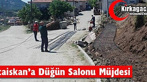 KOCAİSKAN'A DÜĞÜN SALONU MÜJDESİ