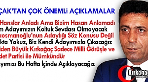 KOÇAK “HANSLAR ANLADI AMA BİZİM HASAN ANLAMADI”