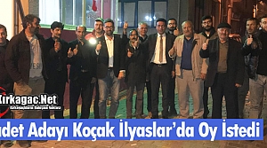 KOÇAK, İLYASLAR'DA OY İSTEDİ