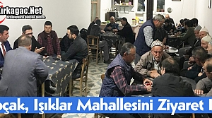 KOÇAK, IŞIKLAR MAHALLESİNİ ZİYARET ETTİ