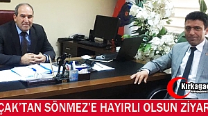 KOÇAK'TAN SÖNMEZ'E ZİYARET