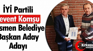 KOMŞU RESMEN BELEDİYE BAŞKAN ADAY ADAYI