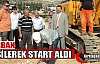 KURBAN KESİLEREK START ALDI