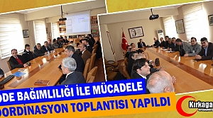 MADDE BAĞIMLILIĞI İLE MÜCADELE TOPLANTISI YAPILDI