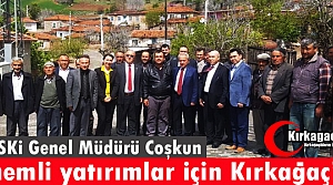 MASKİ MÜDÜRÜ COŞKUN'DAN KIRKAĞAÇ'A ZİYARET