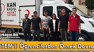 METEM’Lİ ÖĞRENCİLERDEN ÖRNEK DAVRANIŞ