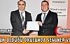 MEZUN OLDUĞU OKULUNDA SEMİNER VERDİ