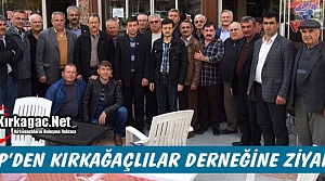 MHP'DEN KIRKAĞAÇLILAR DERNEĞİNE ZİYARET