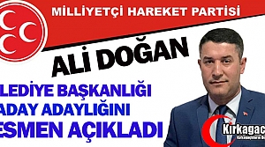 MHP'Lİ DOĞAN RESMEN AÇIKLADI