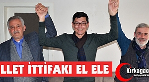 MİLLET İTTİFAKI KIRKAĞAÇ'TA EL ELE