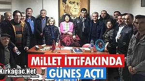 MİLLET İTTİFAKINDA GÜNEŞ AÇTI