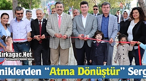 MİNİKLERDEN “ATMA DÖNÜŞTÜR” SERGİSİ