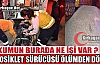 MOTOSİKLET SÜRÜCÜSÜ ÖLÜMDEN DÖNDÜ