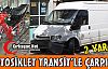 MOTOSİKLET TRANSİTLE ÇARPIŞTI 2 YARALI