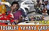 MOTOSİKLET YAYAYA ÇARPTI 3 YARALI