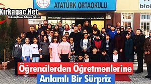 ÖĞRENCİLER ve VELİLERDEN ANLAMLI SÜRPRİZ