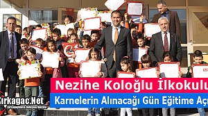 ÖĞRENCİLER YENİ OKULLARINA KARNE GÜNÜNDE KAVUŞTU(ÖZEL...