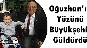 OĞUZHAN'IN YÜZÜNÜ BÜYÜKŞEHİR GÜLDÜRDÜ