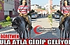 ONUR ÖĞRETMEN OKULA ATLA GİDİP GELİYOR