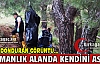 ORMANLIK ALANDA KENDİNİ ASTI