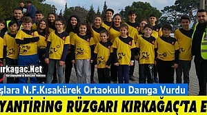 ORYANTİRİNG RÜZGARI KIRKAĞAÇ’TA ESTİ