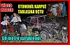 OTOMOBİL KARPUZ TARLASINA UÇTU(VİDEO)