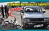 OTOMOBİL MOTOSİKLETLE ÇARPIŞTI 3 YARALI