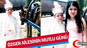 ÖZGER AİLESİNİN EN MUTLU GÜNÜ