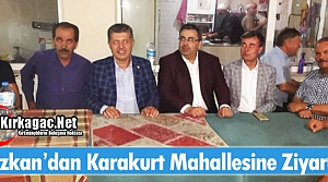 ÖZKAN'DAN KARAKURT MAHALLESİNE ZİYARET