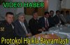 Protokol Halkla Bayramlaştı(VİDEO)