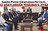 SAADET PARTİLİ ADAYLAR’DAN YEŞİLBAŞ’A ZİYARET