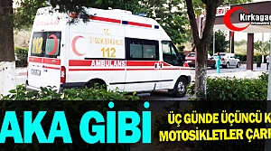 ŞAKA GİBİ.. KIRKAĞAÇ’TA BİR MOTOSİKLET KAZASI DAHA