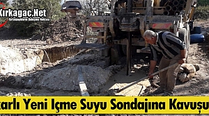 SAKARLI YENİ İÇME SUYU SONDAJINA KAVUŞUYOR